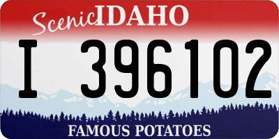 ID license plate I396102