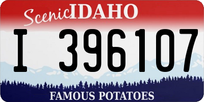 ID license plate I396107