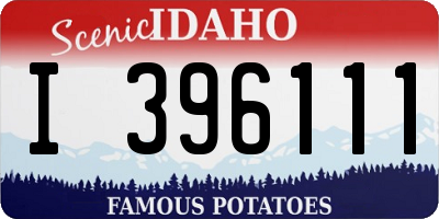 ID license plate I396111