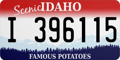 ID license plate I396115