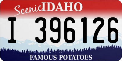 ID license plate I396126