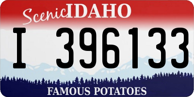 ID license plate I396133