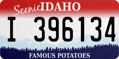 ID license plate I396134