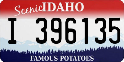 ID license plate I396135