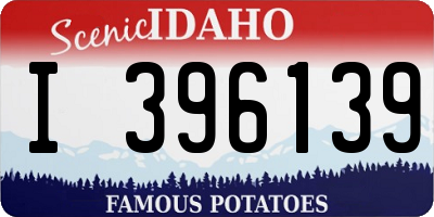 ID license plate I396139