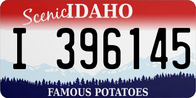 ID license plate I396145
