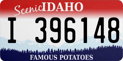 ID license plate I396148