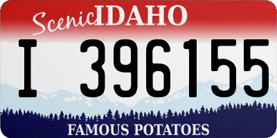 ID license plate I396155