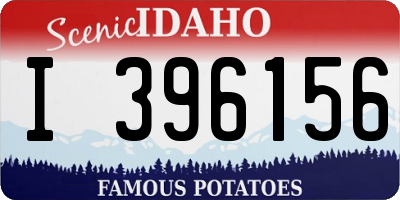 ID license plate I396156