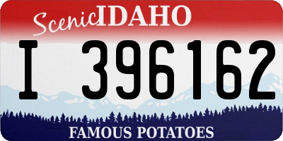 ID license plate I396162