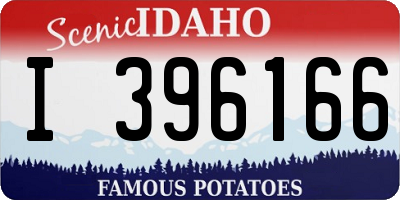 ID license plate I396166