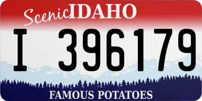 ID license plate I396179