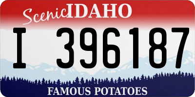 ID license plate I396187
