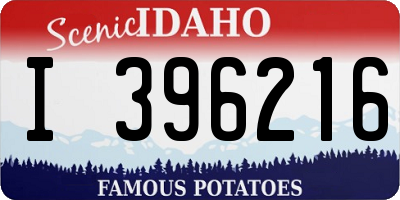 ID license plate I396216