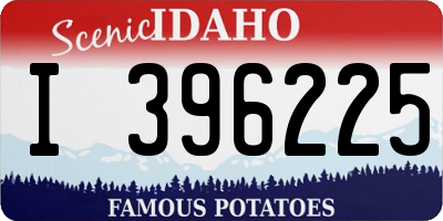 ID license plate I396225