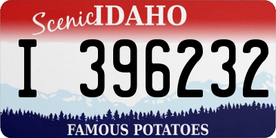 ID license plate I396232