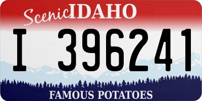 ID license plate I396241
