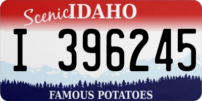 ID license plate I396245