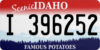 ID license plate I396252