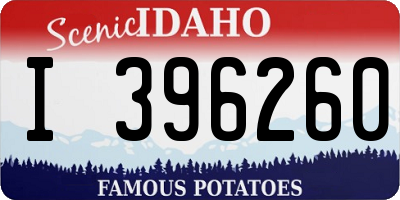 ID license plate I396260