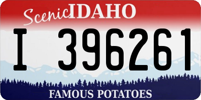 ID license plate I396261
