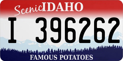 ID license plate I396262