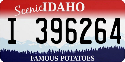 ID license plate I396264