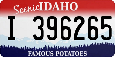 ID license plate I396265