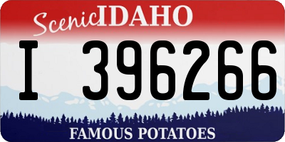 ID license plate I396266