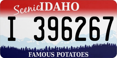 ID license plate I396267