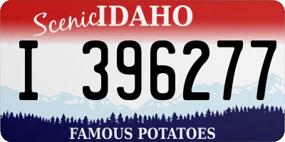 ID license plate I396277