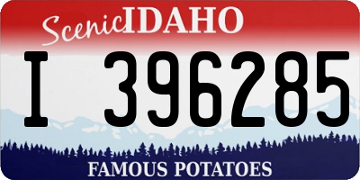 ID license plate I396285