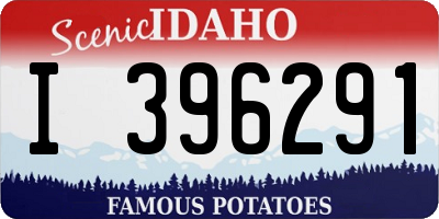 ID license plate I396291