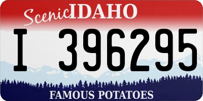 ID license plate I396295