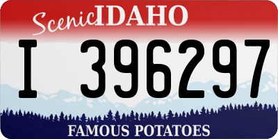 ID license plate I396297