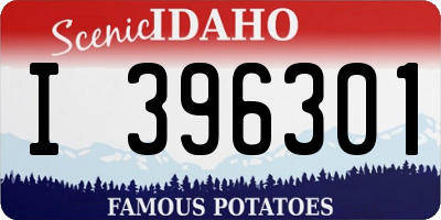 ID license plate I396301