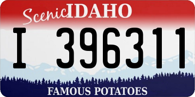 ID license plate I396311
