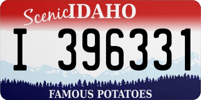 ID license plate I396331