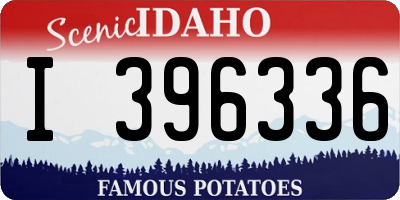 ID license plate I396336