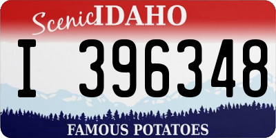 ID license plate I396348
