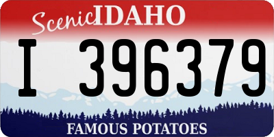 ID license plate I396379