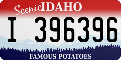 ID license plate I396396