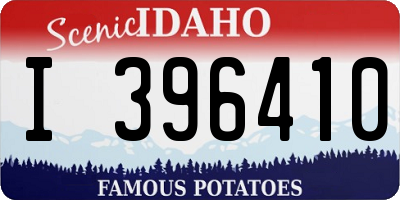 ID license plate I396410