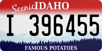 ID license plate I396455