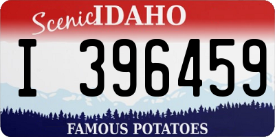 ID license plate I396459