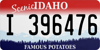 ID license plate I396476