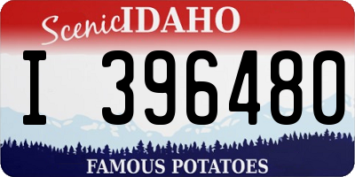ID license plate I396480