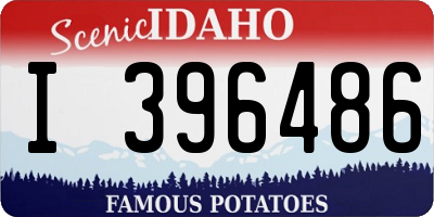 ID license plate I396486