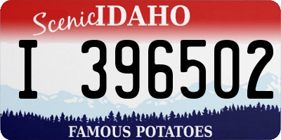 ID license plate I396502