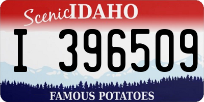 ID license plate I396509